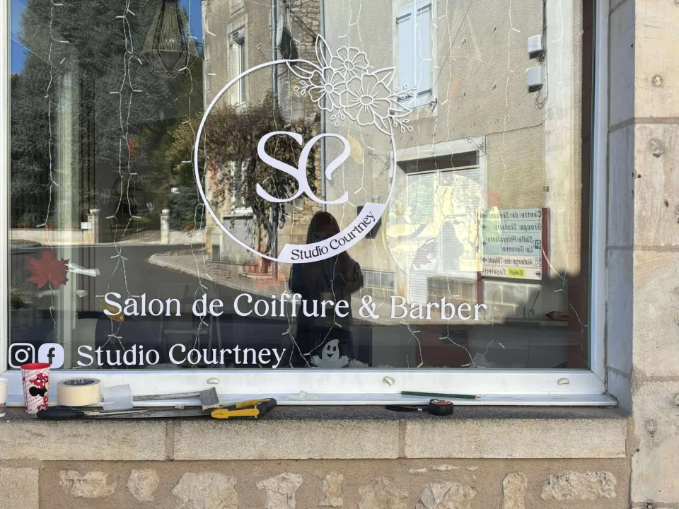 Flocage vitrine